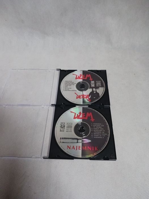 Zestaw płyt CD zespołu Dżem "Detox" + "Najemnik"