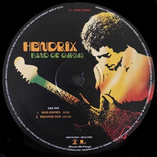 Jimi Hendrix  – Band Of Gypsys