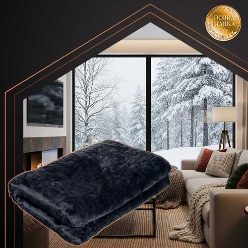 Електрична Ковдра Ruhhy 180x130 см М'яка Двоспальна 6 Режимів Польща