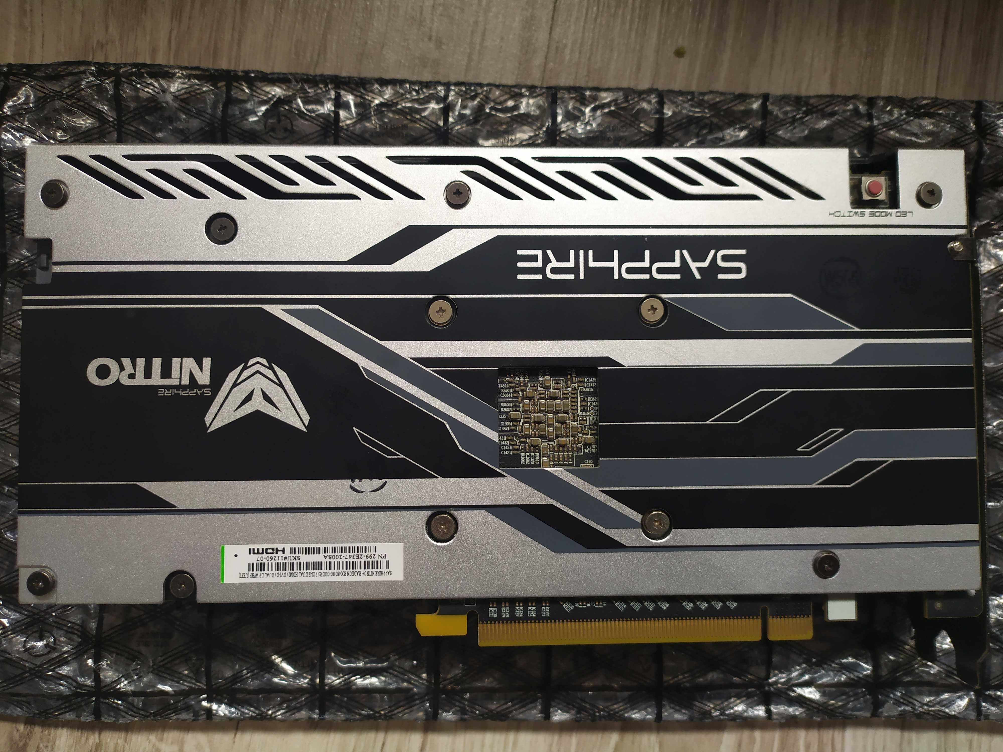 Karta graficzna grafika Radeon rx480 Nitro Sapphire 8gb ddr5 DX12