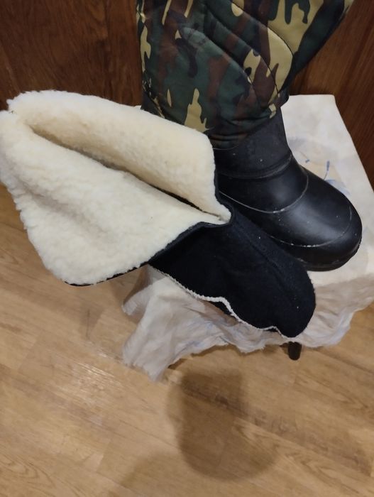 Сапоги резиновые с утеплением