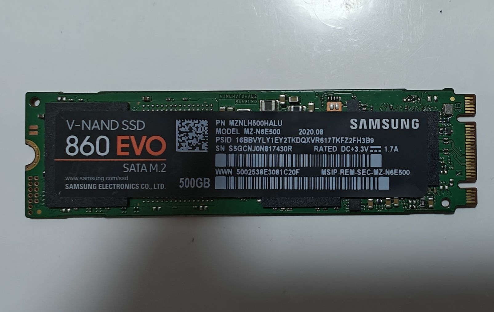Samsung SSD 860 EVO/500/GB