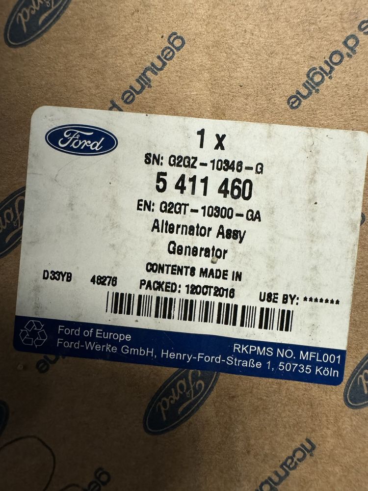 Alternator Ford S max Galaxy 2.0 Ecoboost 240 KM