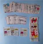 BRINDES dos Chicletes Gorila aeronáutica, capacetes etc