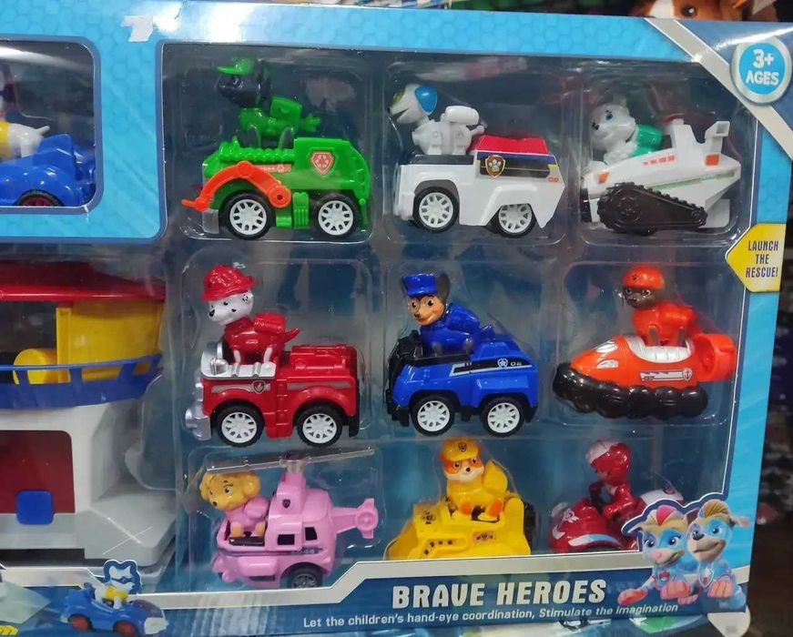 Ігровий набір Dog Paw Patrol Щенячий патруль 10 штук БАЗА