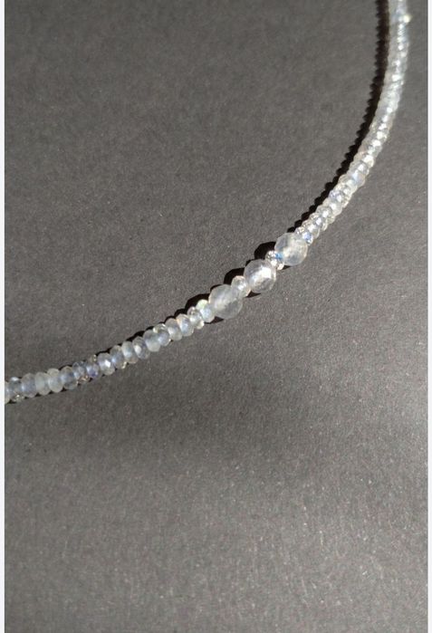 Чокер з лабрадориту, натуральні мінерали, каміння, подарунок