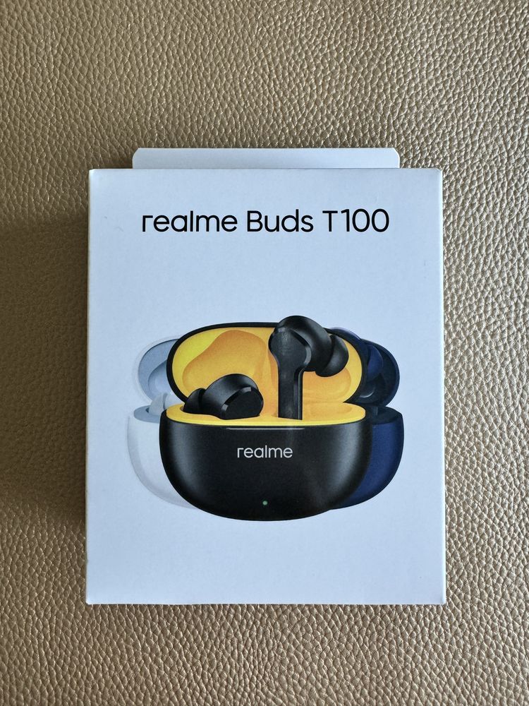 Nowe słuchawki realme Buds T100 czarne gwarancja