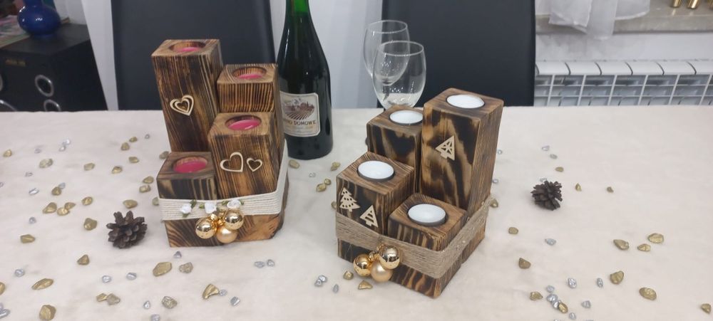 Świeczniki Handmade
