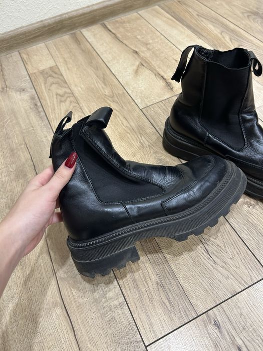 Зимові черевики з екошкіри