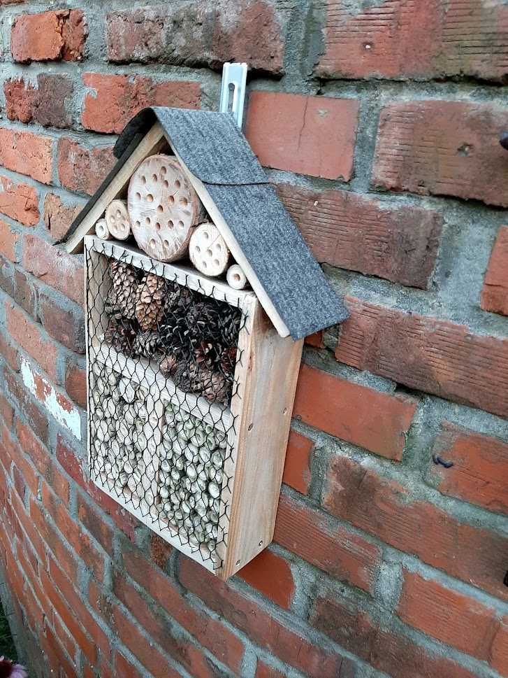 Hotel Domek dla owadów | Pszczoła murarka | Pszczoły w ogrodzie