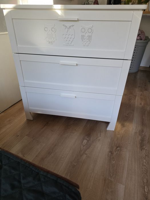 Komoda dziecięca biała