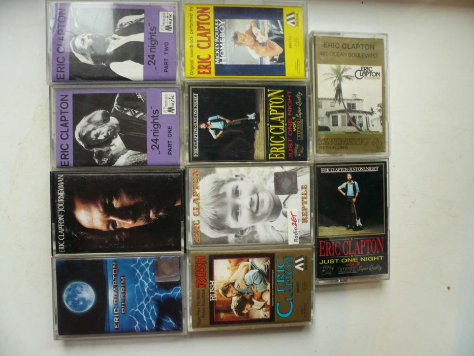 Kasety magnetofonowe nagrane , rock , blues i pochodne , Eric Clapton
