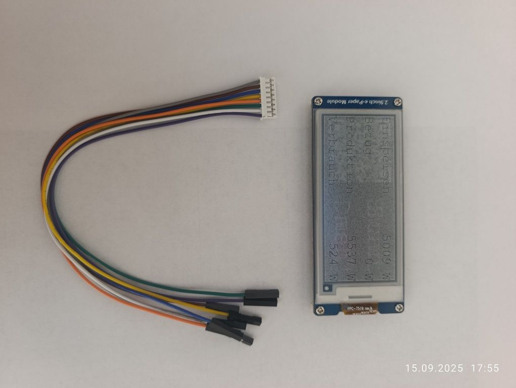 E-Paper дисплей 2,9'' Waveshare 12956 для Arduino та Raspberry Pi, 296