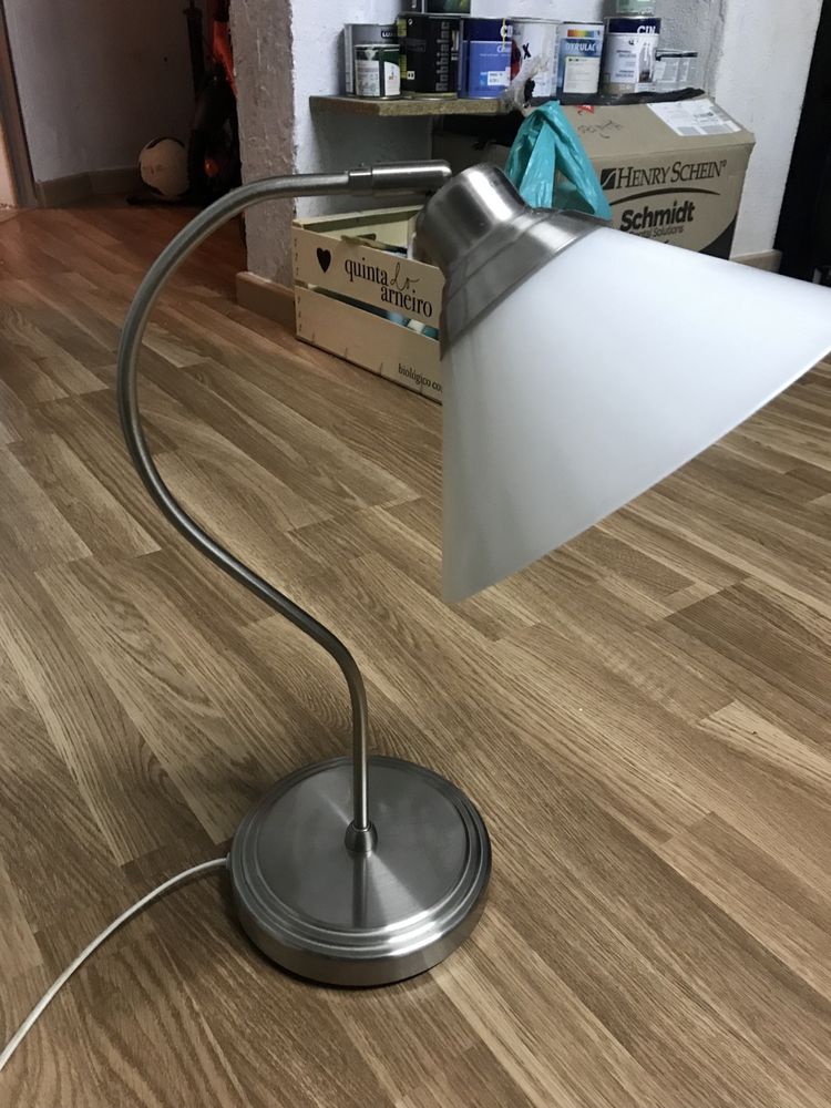 Candeeiro ikea inox