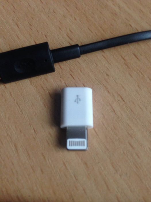 IPhone 5,6,7,8 adapter Ładowania na każdy kabel Micro USB. Tychy.
