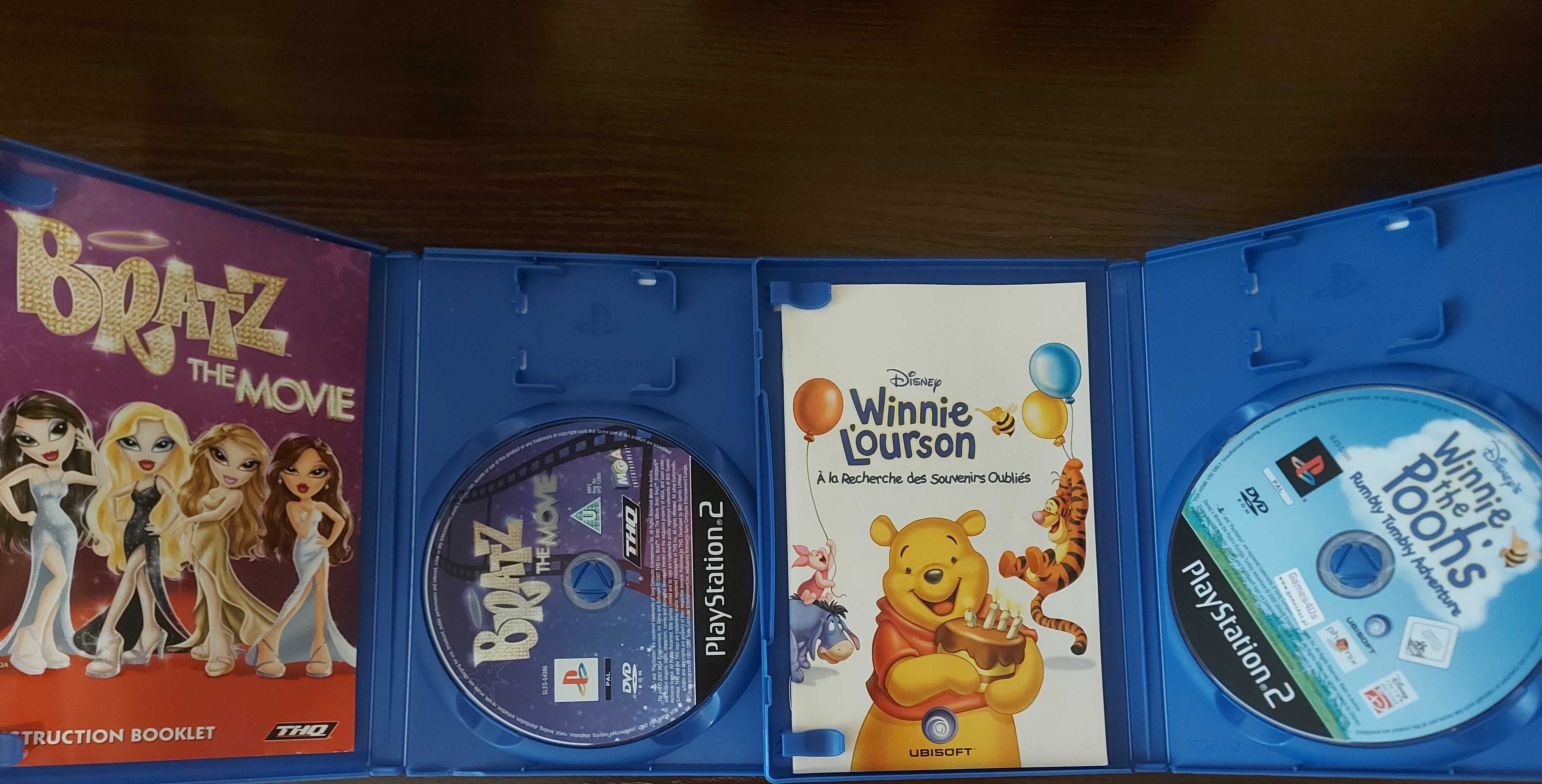 Gry na PS2 Winnie l'Ourson i Bratz The Movie