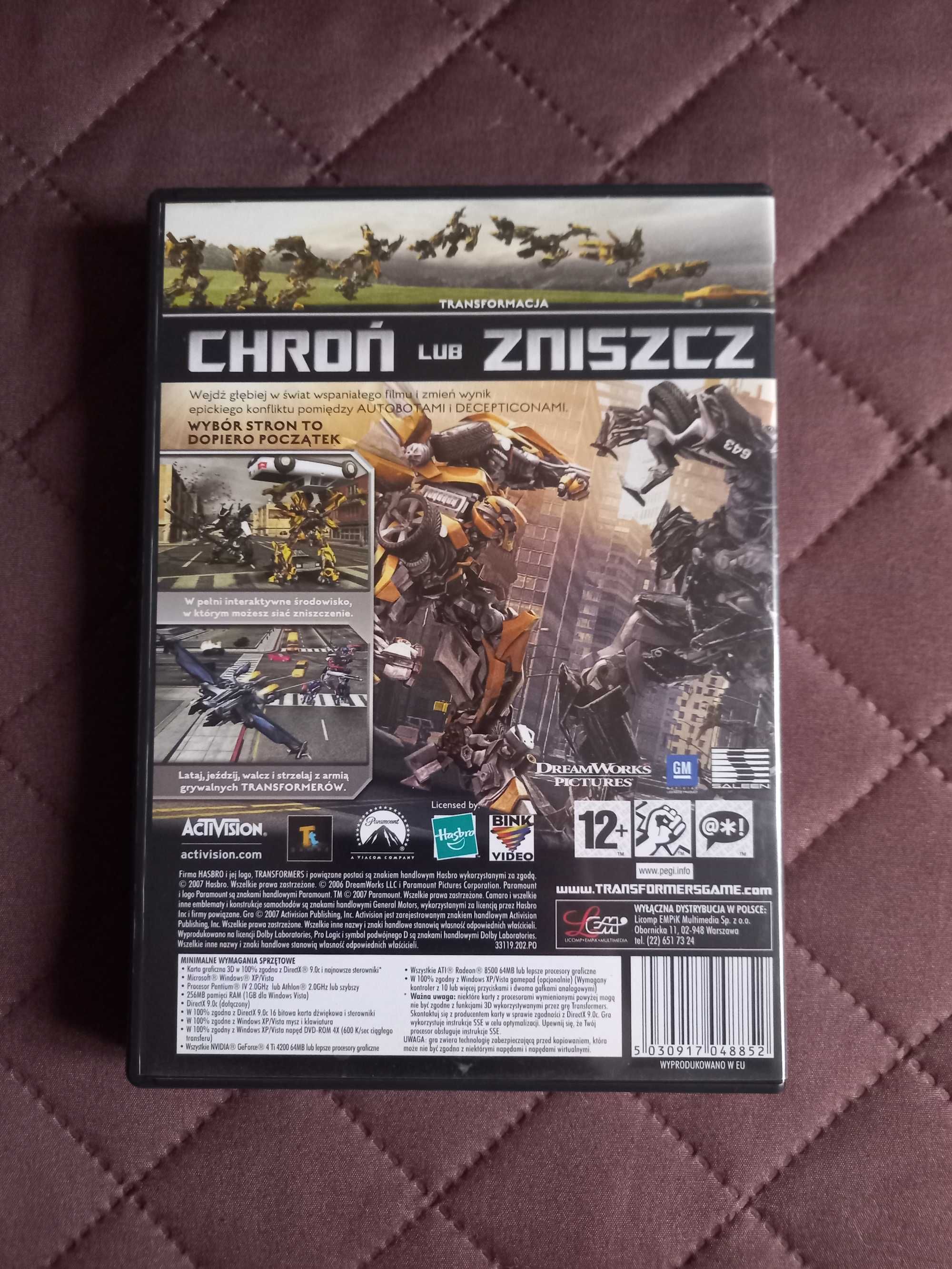 Transformers The Game gra PC
