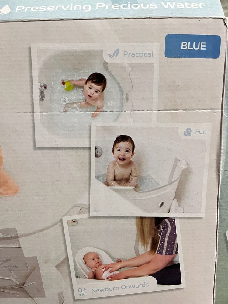 Redutor para Banheira BabyDam Suavinex azul-céu