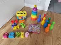 Zabawki, sortery, puzzle
