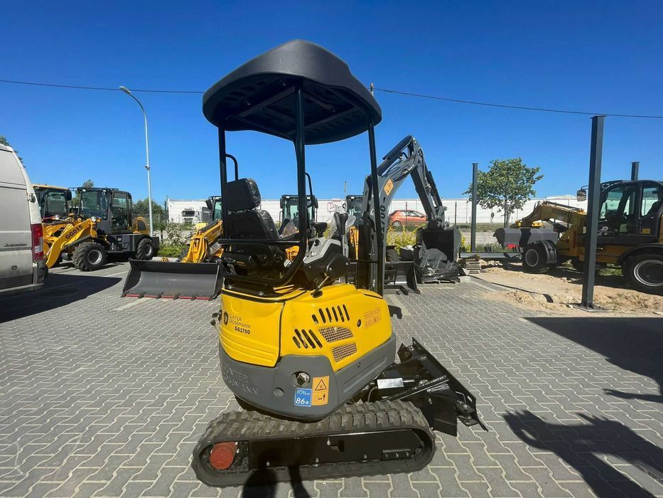 Koparka GG1700, KUBOTA silnik, Gunter Grossmann, 1700kg, joysticki