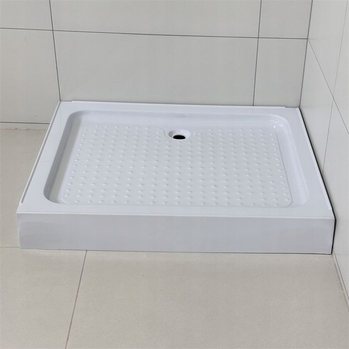 Kabina Prysznicowa 100x80 Rozsuwana Przesuwna + Brodzik 14cm + Syfon