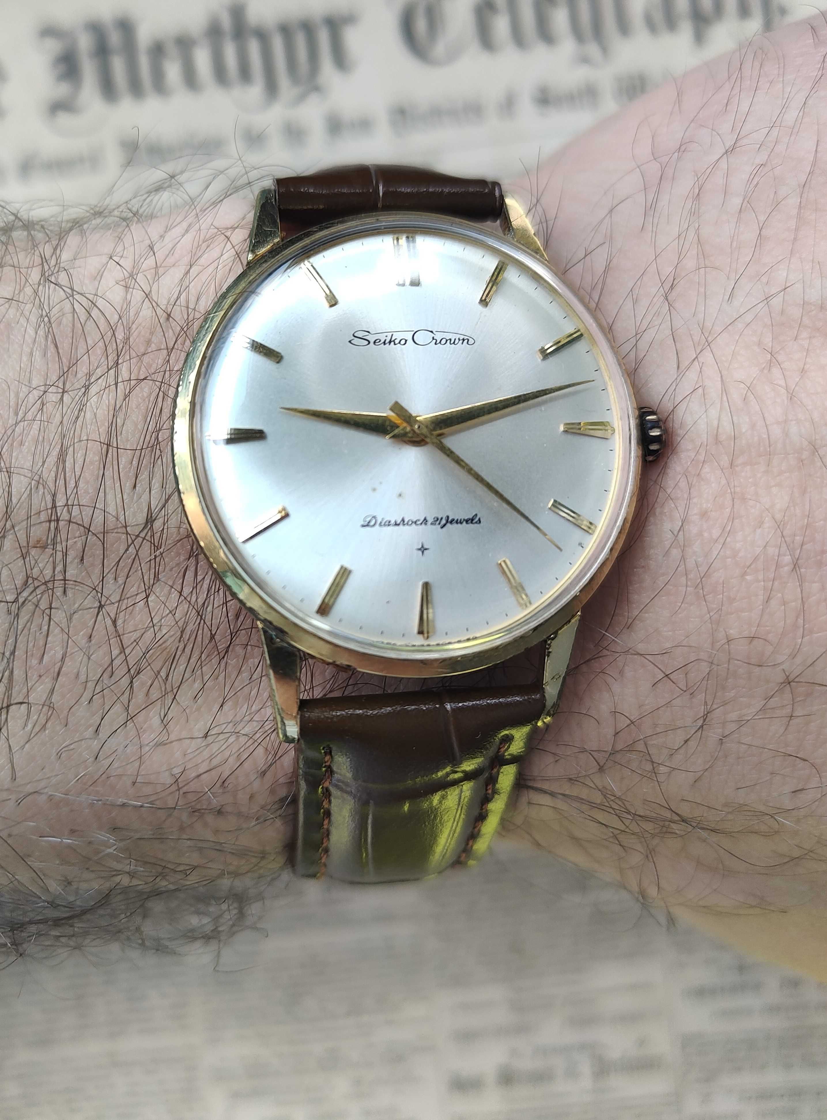 Seiko Crown 560 60r Zegarek nakręcany