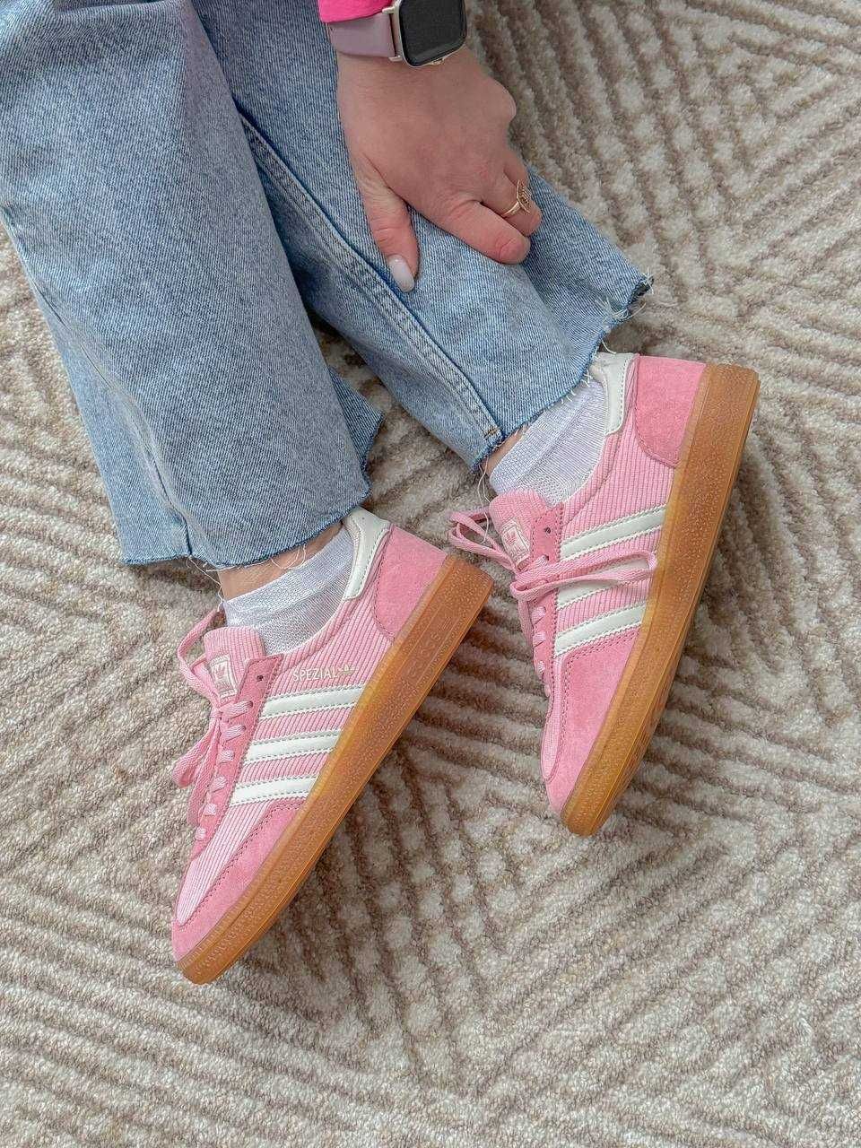 39р 40р Кросівки Adidas Spezial Shadow Pink рожеві замша