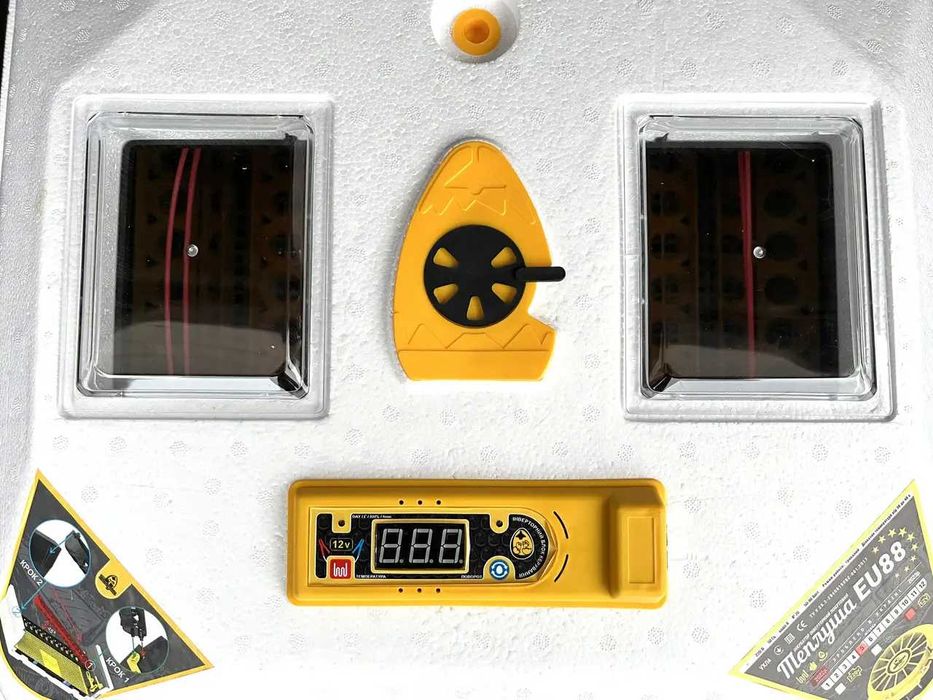 Інкубатор автоматичний Теплуша Euro 88 ТАВ 12 (220/12в) комб.корпус