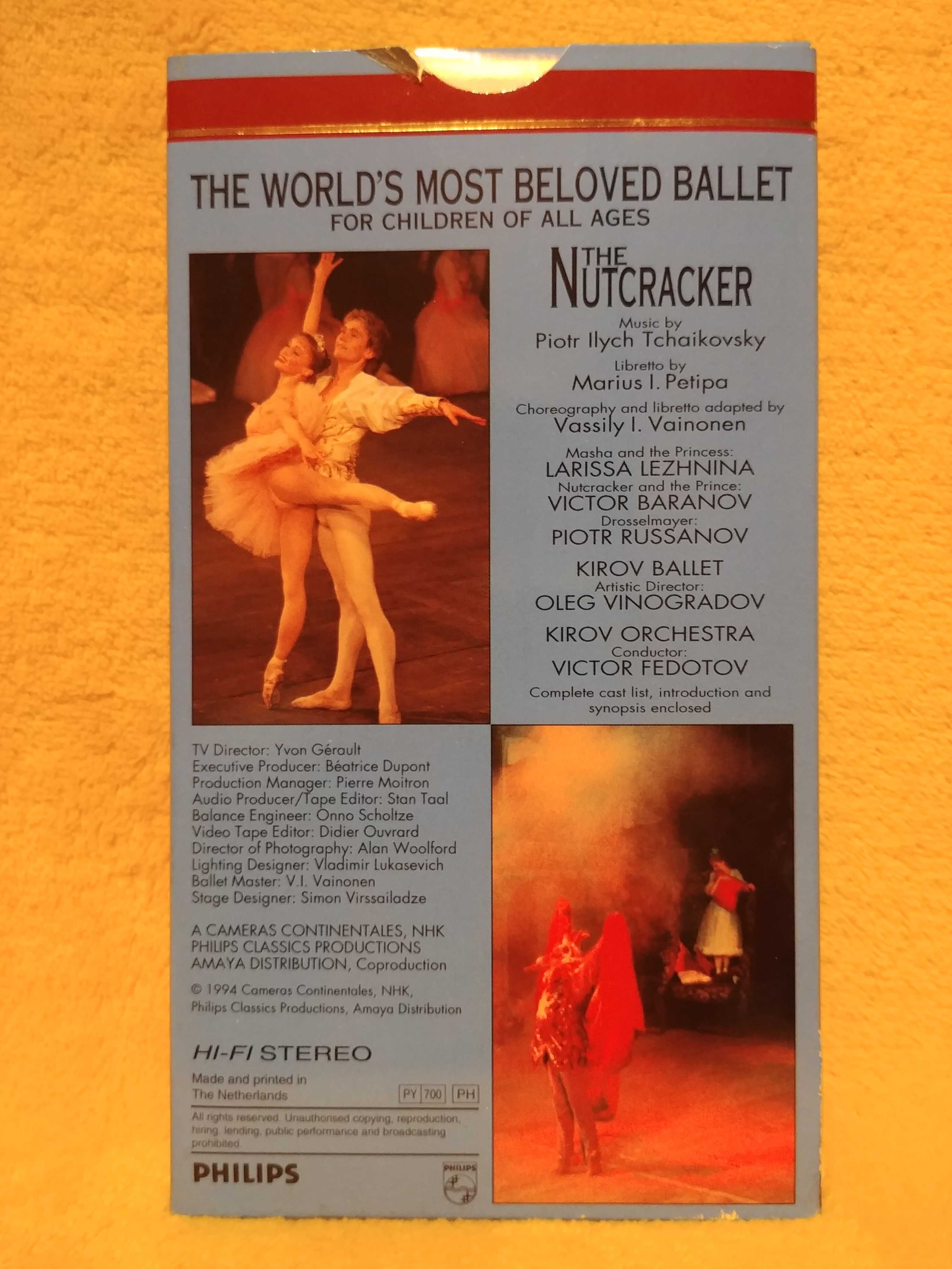 Balet The Nutcracker Dziadek do Orzechów Czajkowski VHS NM  -20%