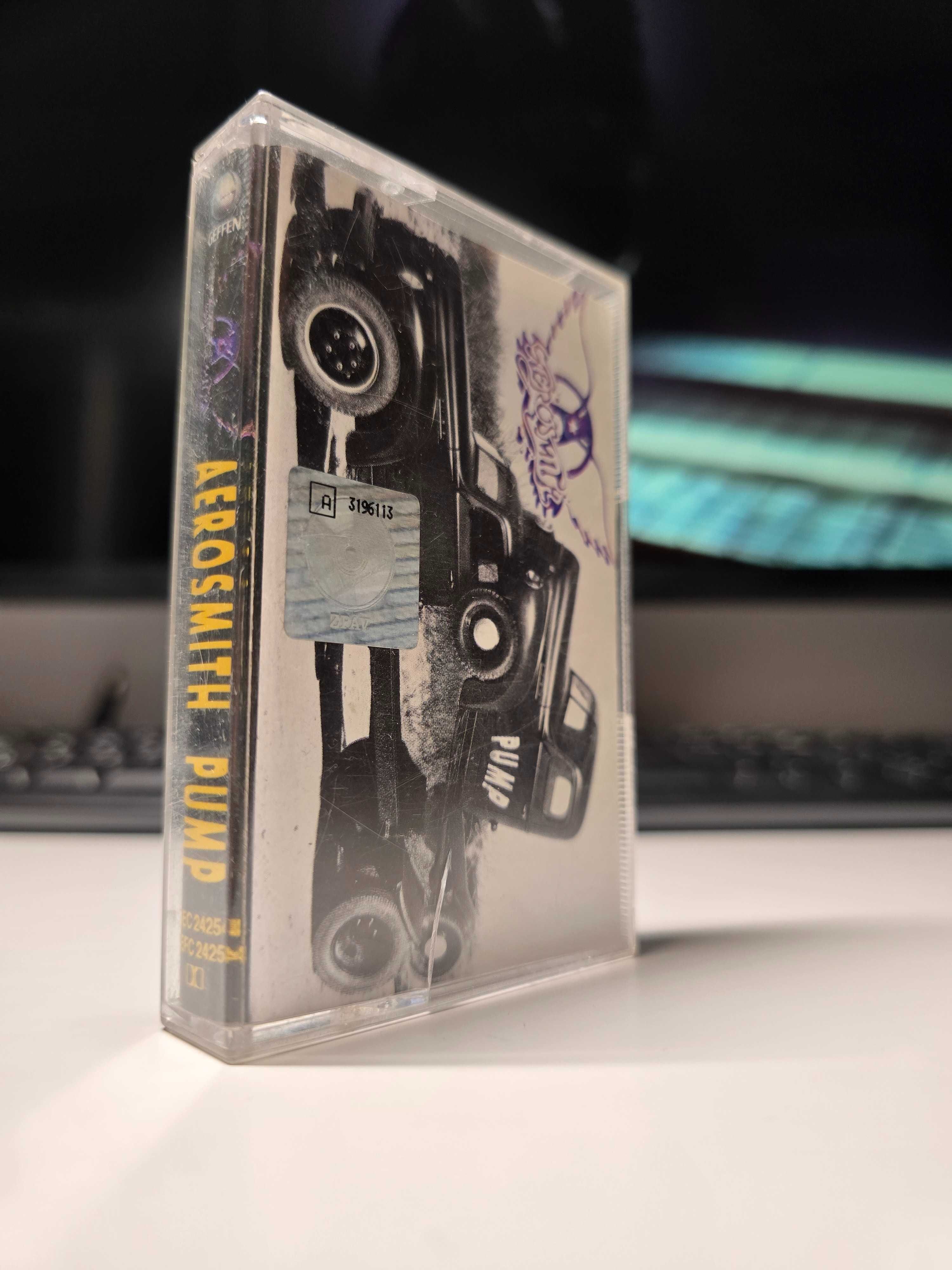 Aerosmith "Get A Grip", "Pump" - oryginalne kasety.
