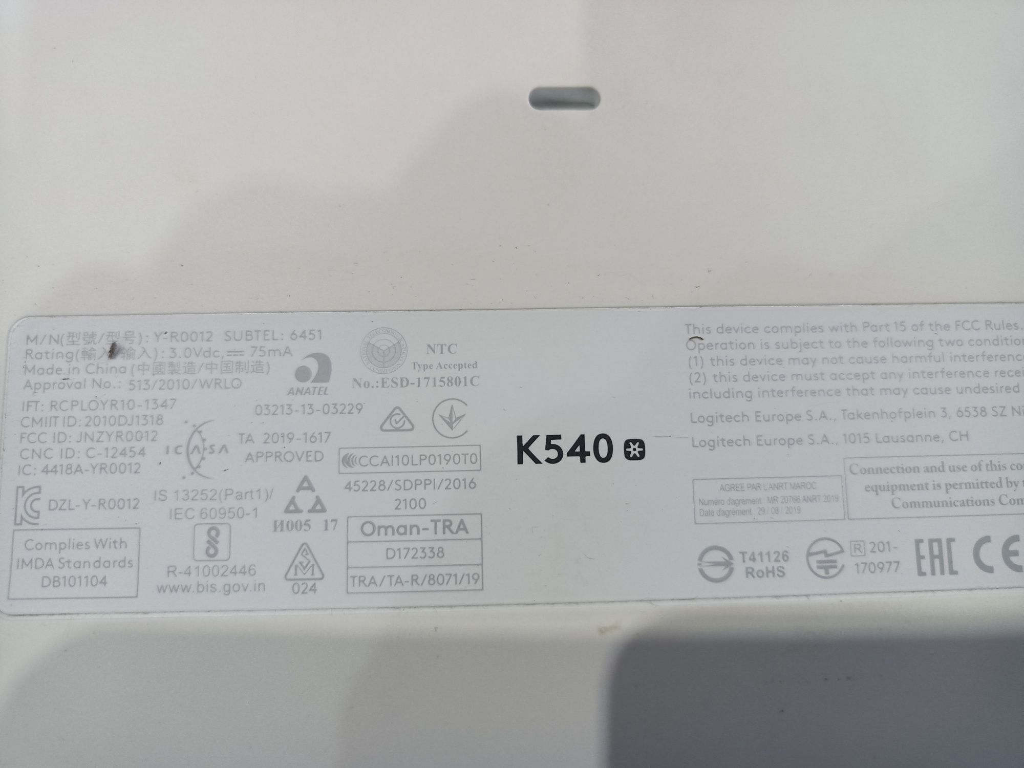 Klawiatura Logitech