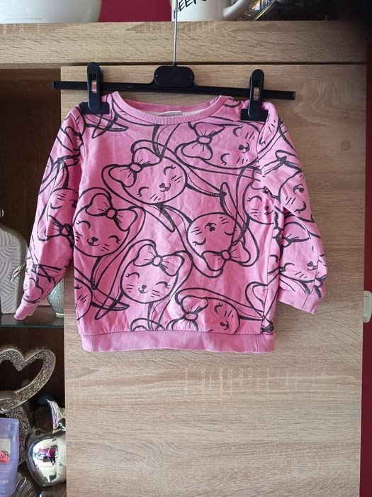 Ładna różowa bluza