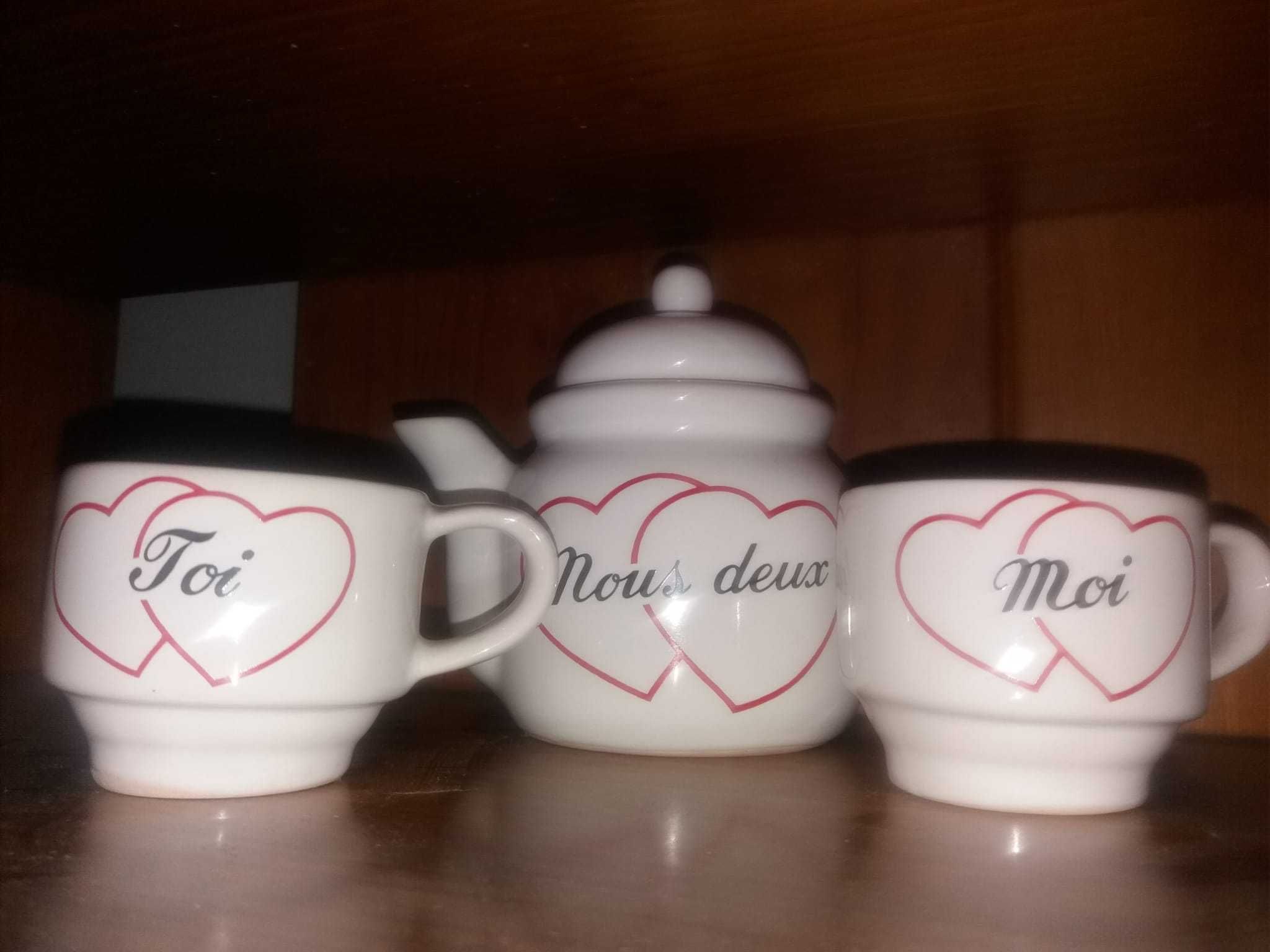 Conjunto de Chá Namorados / Noivos