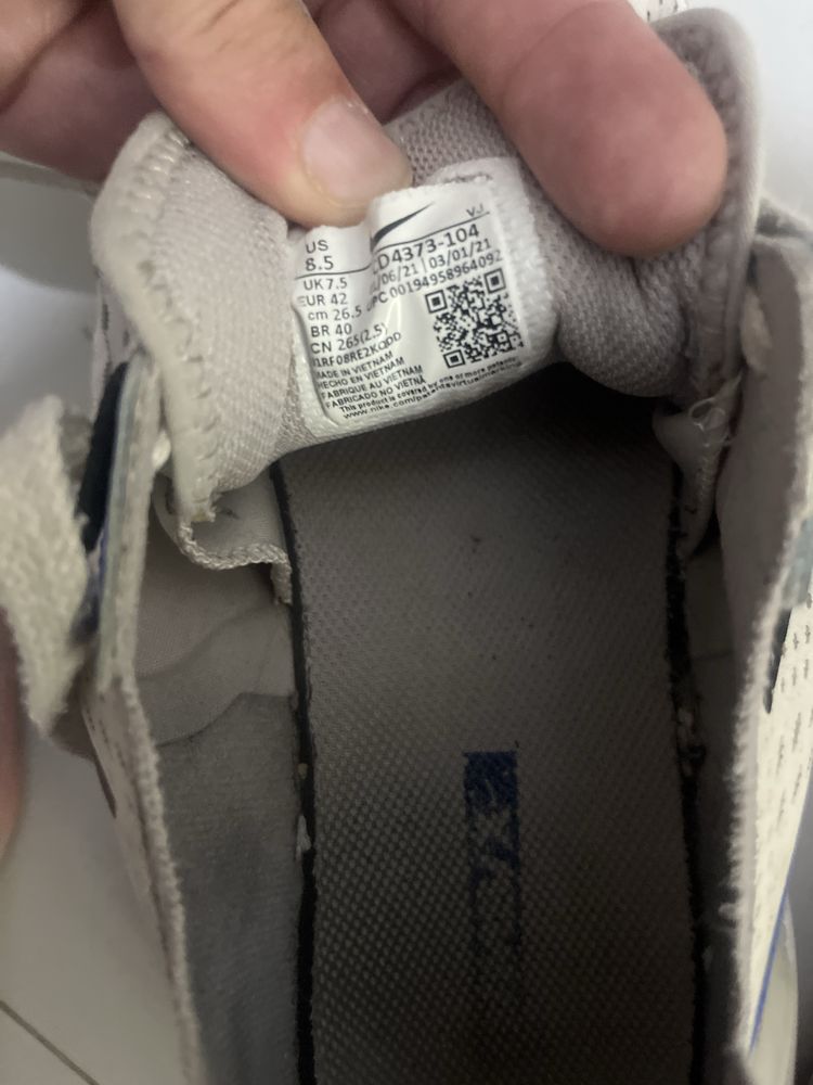 Tenis da Nike React vision D/MS/X tamanho 42