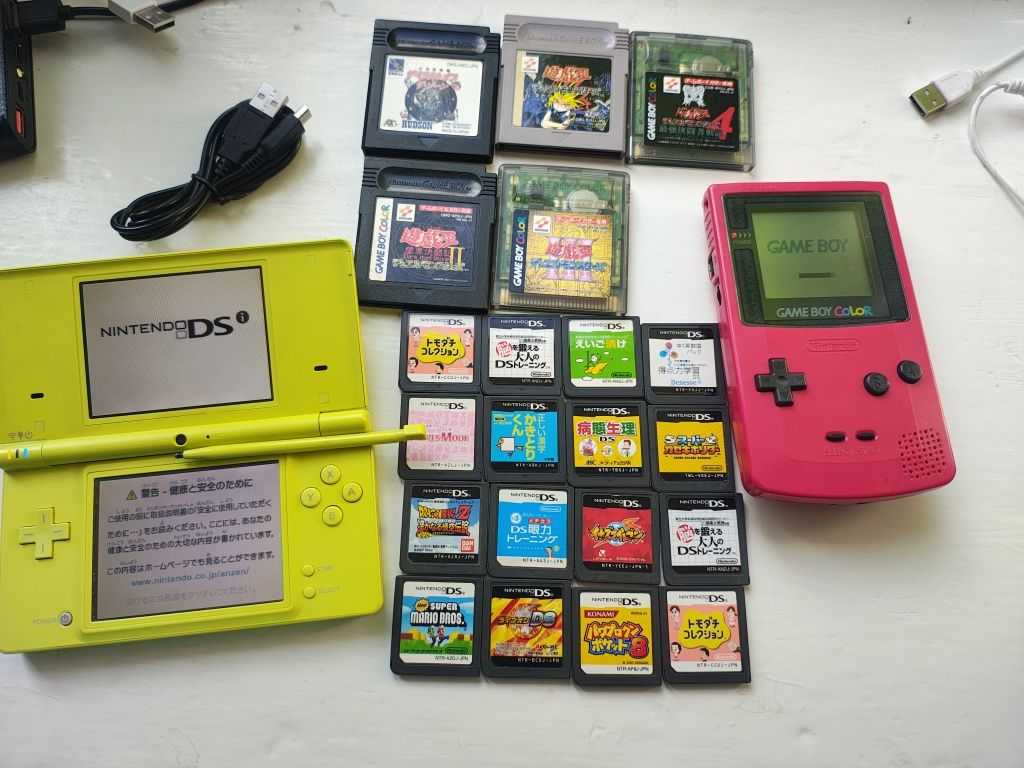 Ретро игры Nintendo  game boy color, dsi