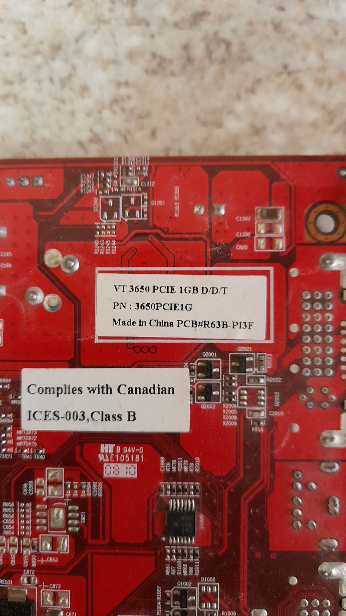 Karta graficzna vt3650 pcie