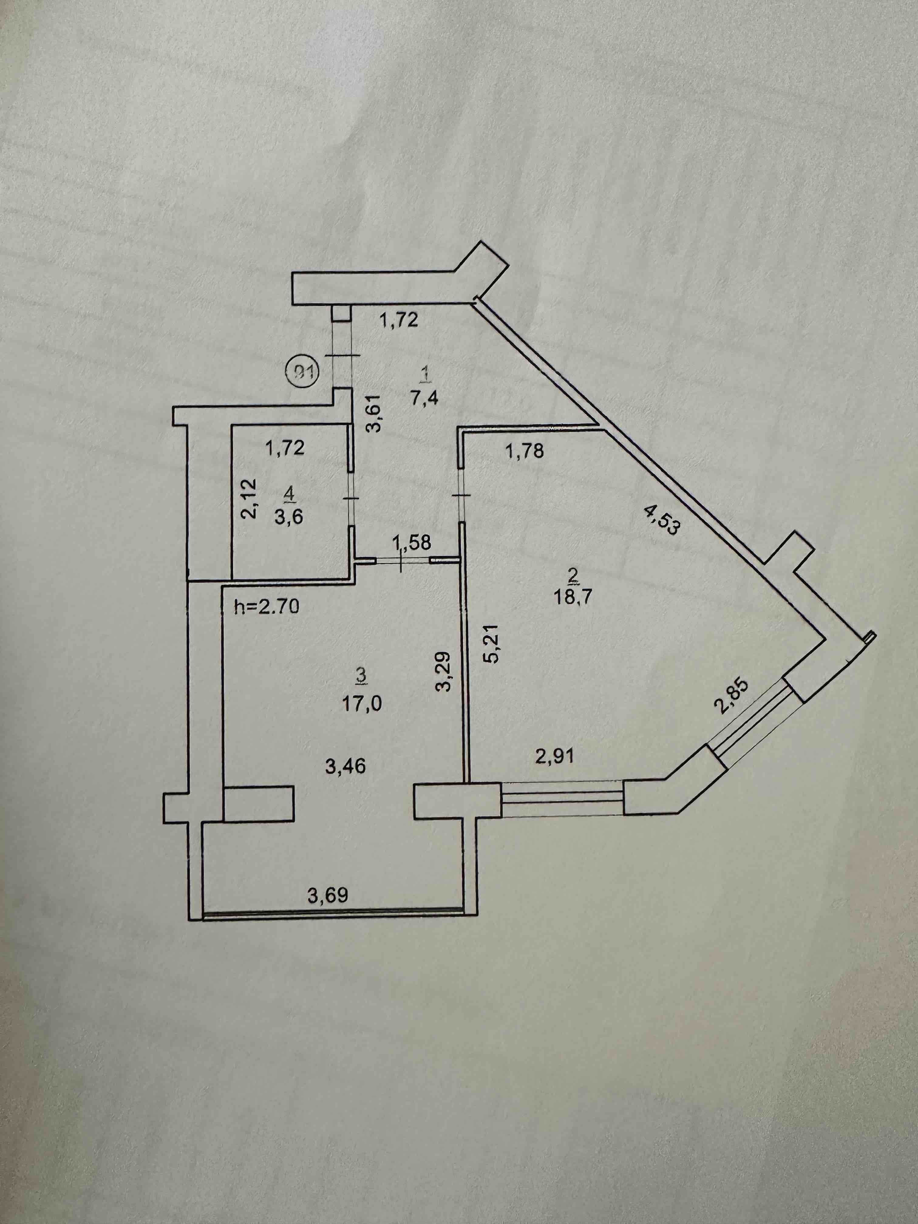 Продаж відмінної 1-кім. квартири в ЖК "Дрім Парк" 33580