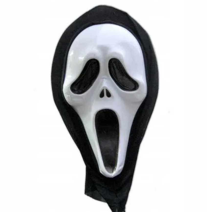 MASKA NA HALLOWEEN maska krzyk scream na przebranie strój na twarz