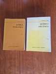 Livros "Química Orgânica" e "Química Inorgânica"