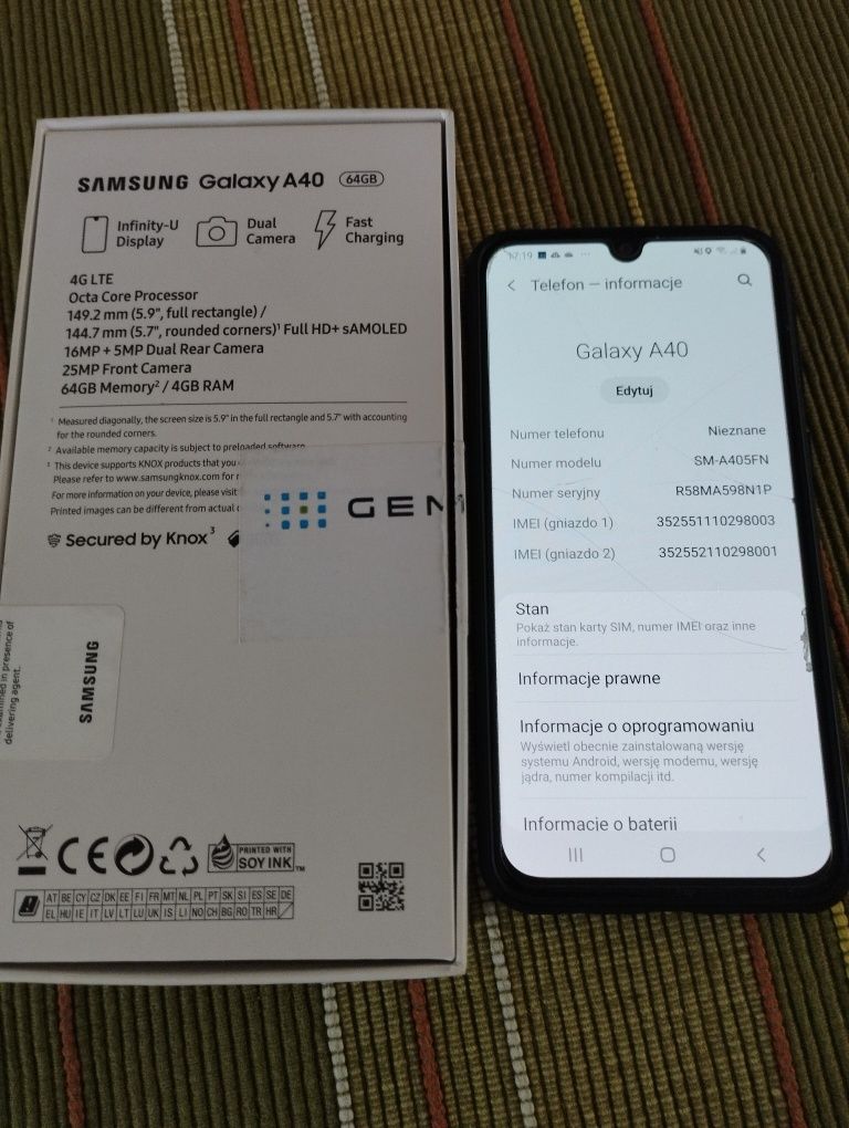 Samsung Galaxy A40