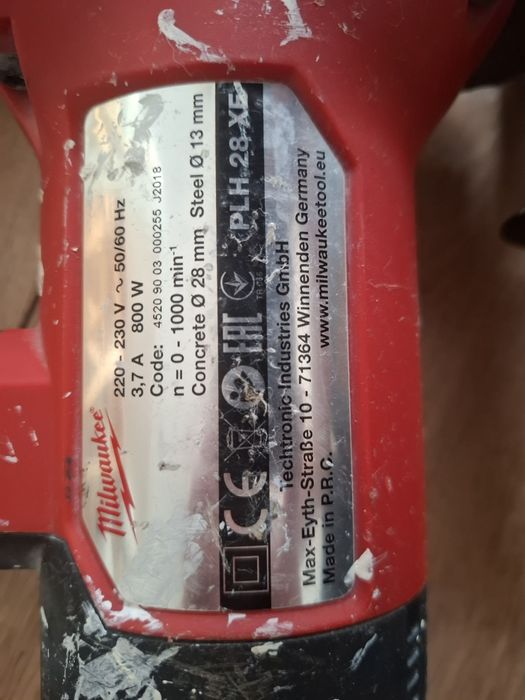 Młotowiertarka milwaukee