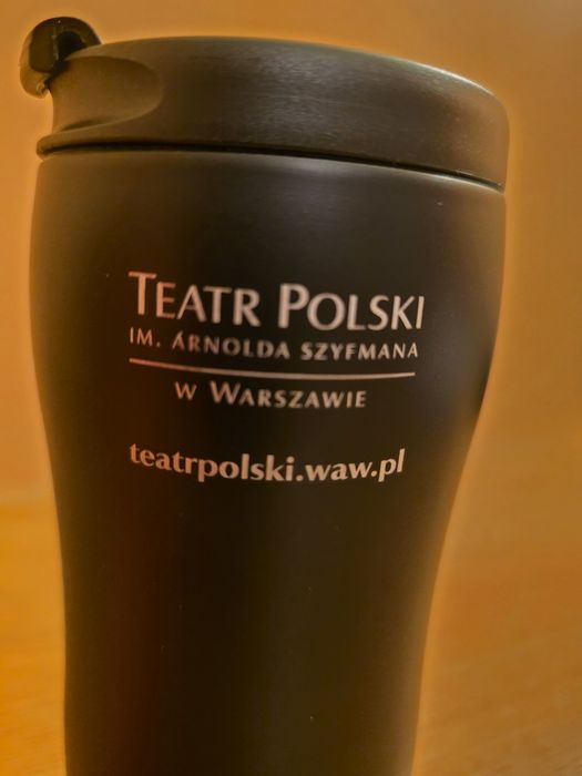 Kubek termiczny logo Teatr Polski w Warszawie
