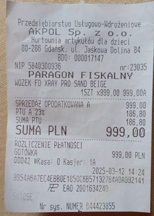 Future Design X-Ray Pro Wózek Spacerowy Sand Beige