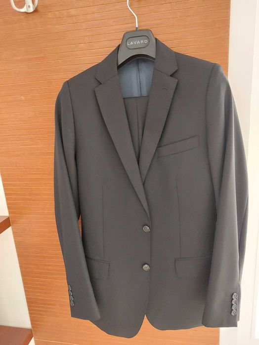 Garnitur Lavard 46 SLIM (ciemny granat)
