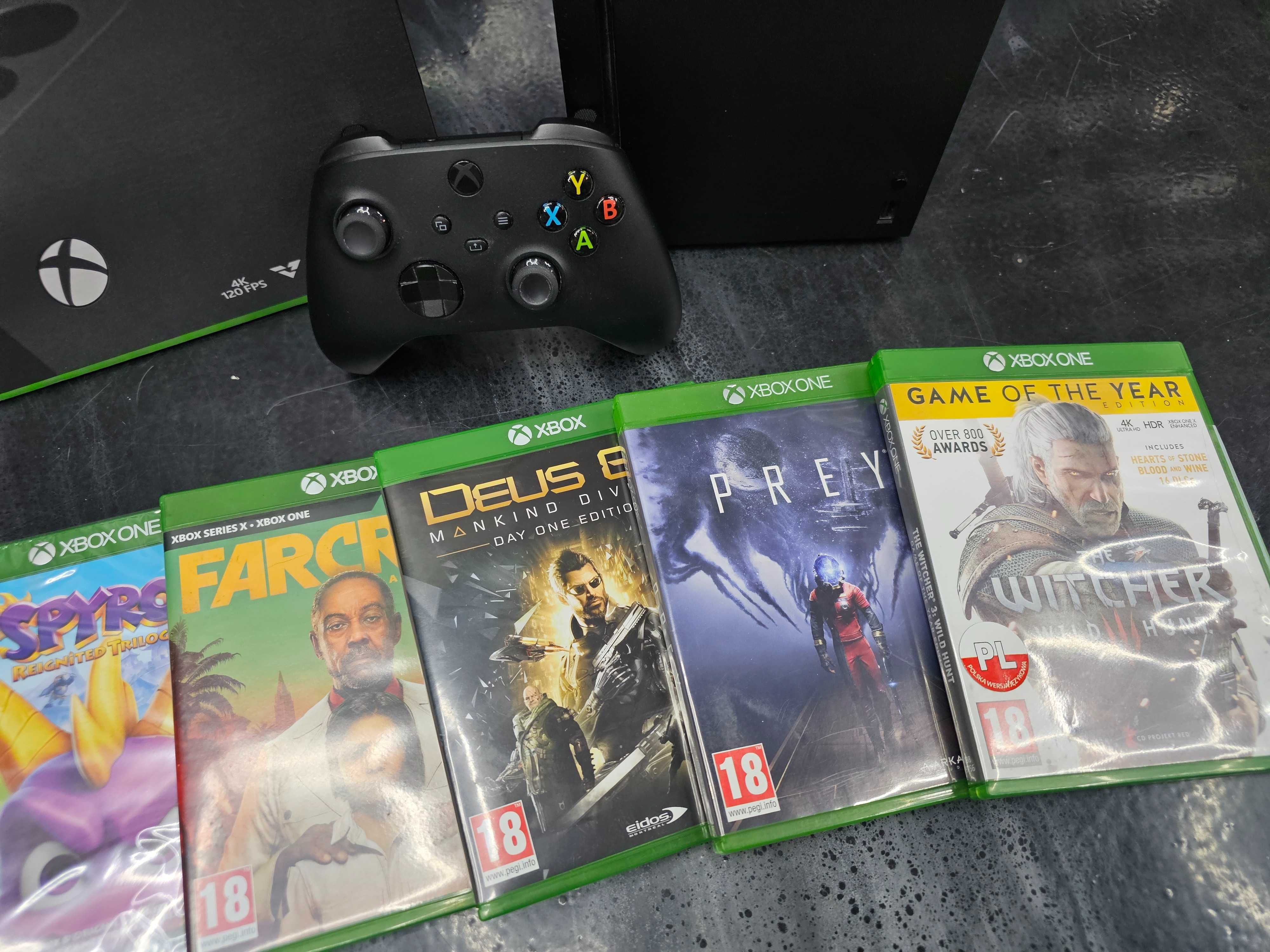 Konsola Xbox Series X 1TB na gwarancji + 7 dobrych gier SKLEP ZAMIANA