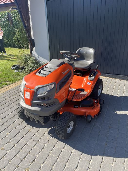 Kosiarka traktorek Husqvarna Yth24 v48 pompa opeju dwa cylindry