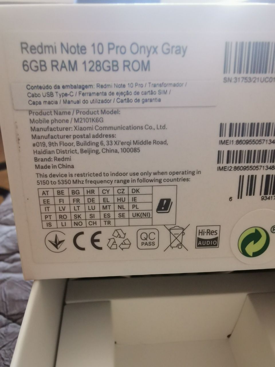 Xiaomi note 10 pro