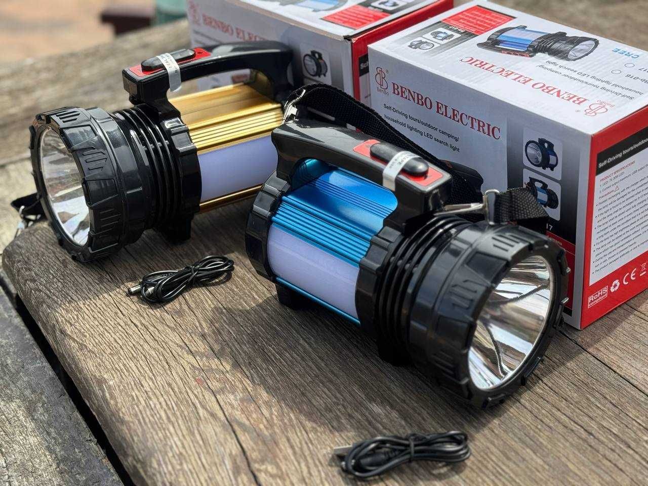 Ручний світлодіодний ліхтар, фонарь ручной 20w, павербанк, 5000mAh