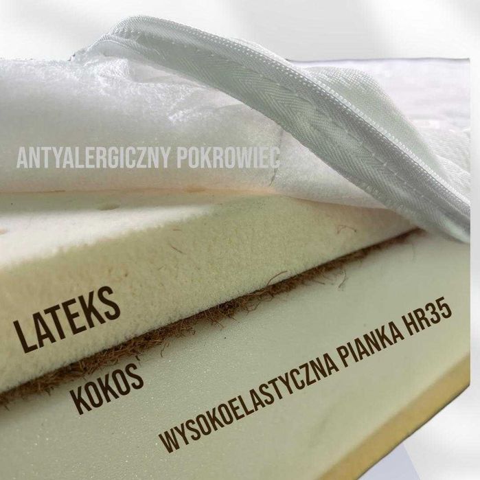 Materac piankowy, kokosowy, lateksowy - PRODUCENT