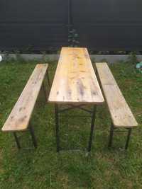 Zestaw składany stół z ławkami